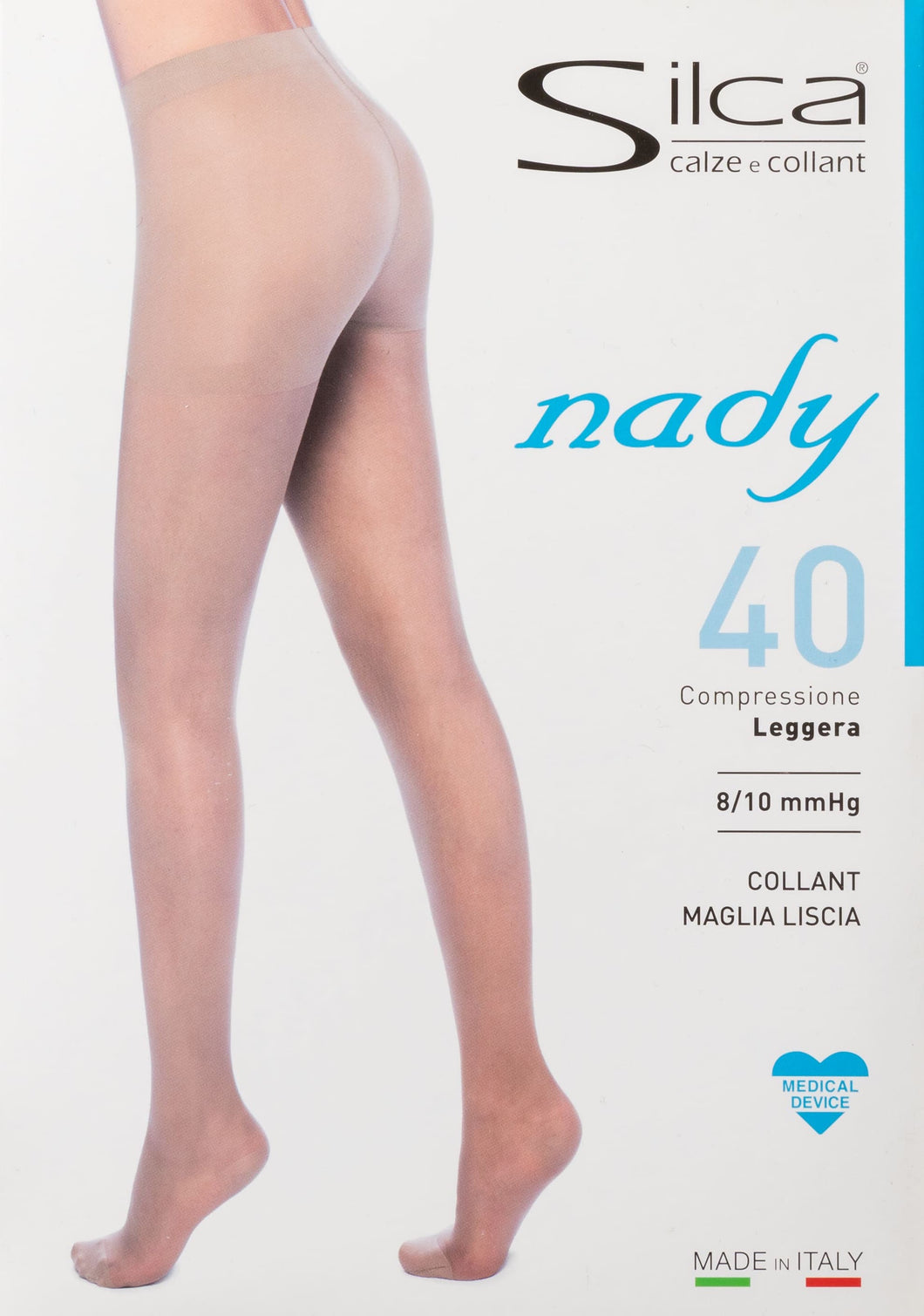 EU医療器具認定を受けた本格派イタリア製着圧ストッキング Nady40